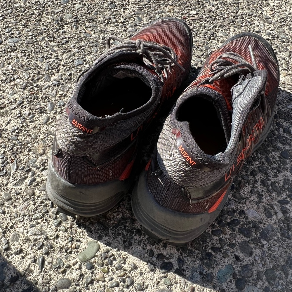 La Sportiva Black And Orange Athletic Shoes - image 6